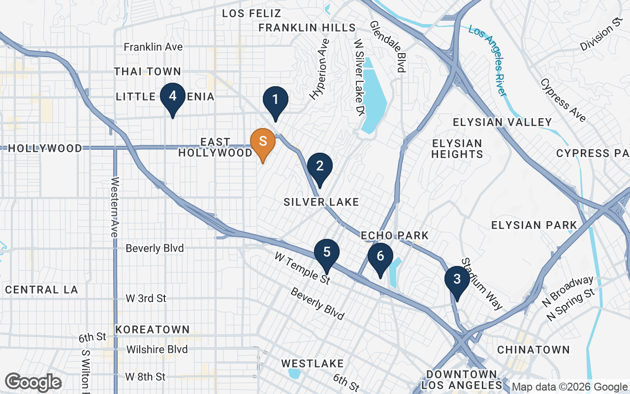 On-Market Comps Map